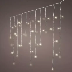 EMINZA Ghirlande Di Luci-Stalattite luminosa lung.11,80 m Stars Bianco caldo 480 LED CT