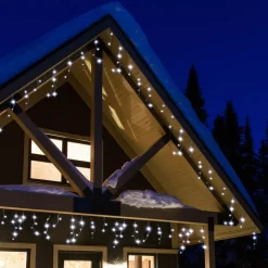 EMINZA Ghirlande Di Luci-Stalattite luminosa lung.11,80 m Stars Bianco freddo 480 LED CT