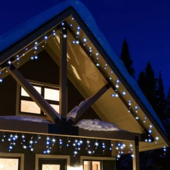EMINZA Ghirlande Di Luci-Stalattite luminosa lung.20 m Stars Bicolore 490 LED CT