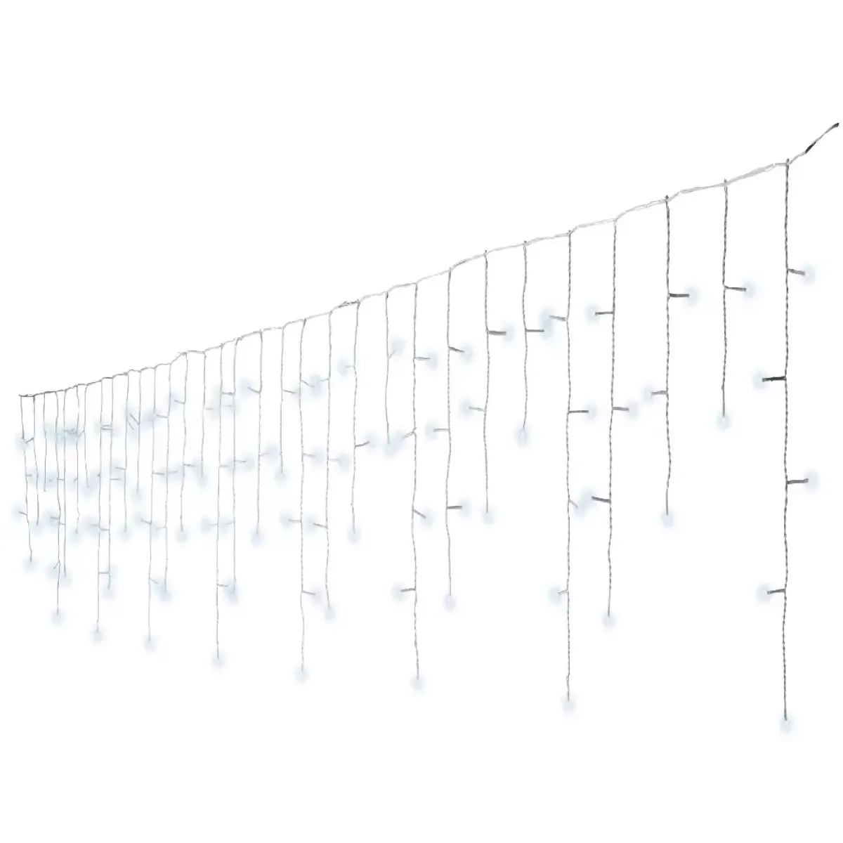 EMINZA Ghirlande Di Luci-Stalattitie luminosa lung.20 m Bianco freddo 490 LED CB