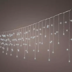 EMINZA Ghirlande Di Luci-Stalattitie luminosa lung.20 m Bianco freddo 490 LED CB