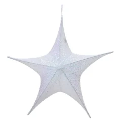 KAEMINGK Decorazioni E Oggetti Natalizi-Stella di Natale da appendere (D80 cm) Natale luccicante iridescente