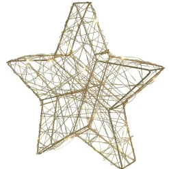 KAEMINGK Decorazioni E Oggetti Natalizi|Oggetti Decorativi E Illuminati-Stella luminosa Clissy a pile 30 LED