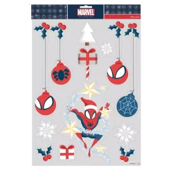 CHRISTMAS INSPIRATIONS Decorazioni E Oggetti Natalizi|Addobbi Di Natale Disney-Stickers per finestre Disney Marvel Spiderman