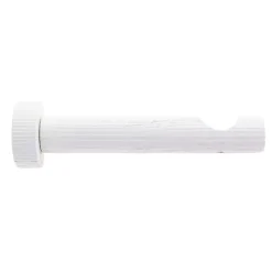 Support asta tenda in legno laccato (L12 cm x D 28 mm) Soren Bianco