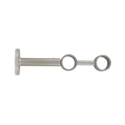 Supporto doppio regolabile (L190/L230 cm - Ø28 mm) Argento opaco