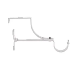 Supporto per bastone per cassettone dell'avvolgibile (L135 / D28 mm) Bianco satinato