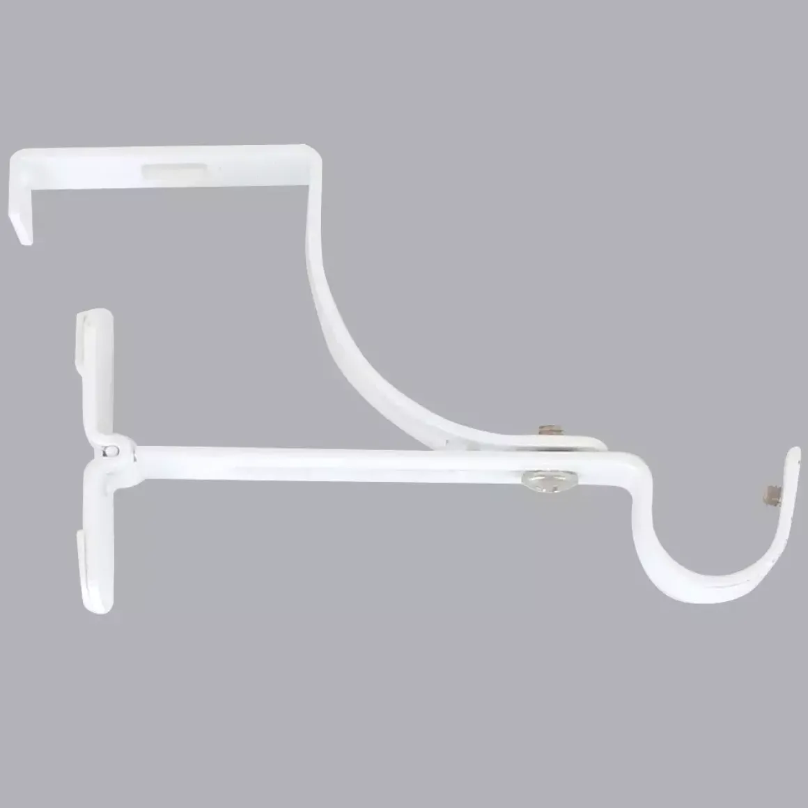 Supporto per bastone per cassettone dell'avvolgibile (L135 / D20 mm) Bianco satinato