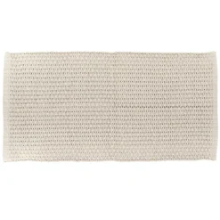 Tappeto cotone intrecciato (45 x 90 cm) Quito Beige