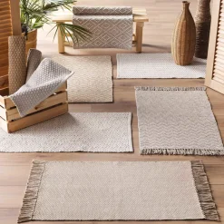 Tappeto cotone (50 x 80 cm) Alivia Camel