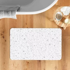 Tappeto da bagno antiscivolo (80 x 50 cm) Splash Grigio