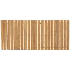 Tappeto da bagno bambù (120 x 50 cm) Leo Beige