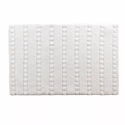 Tappeto da bagno in cotonee (80 cm) Cleonis Bianco