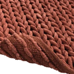 Tappeto da bagno in cotone (50 x 80 cm) Ariel Terracotta
