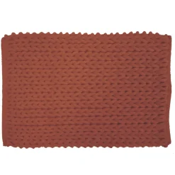 Tappeto da bagno in cotone (50 x 80 cm) Ariel Terracotta