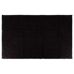 Tappeto da bagno microfibra (50 x 80 cm) Nero