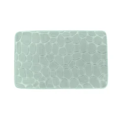 Tappeto da bagno rettangolare memory foam (50 x 80 cm) Galeo Verde eucalipto