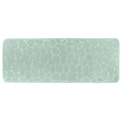 Tappeto da bagno rettangolare in memory foam (50 x 120 cm) Galeo Verde eucalipto