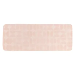 Tappeto da bagno rettangolare in memory foam (45 x 120 cm) Motivo Rosa cipria