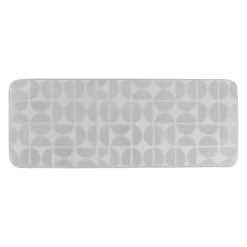 Tappeto da bagno rettangolare in memory foam (45 x 120 cm) Motivo Grigio chiaro