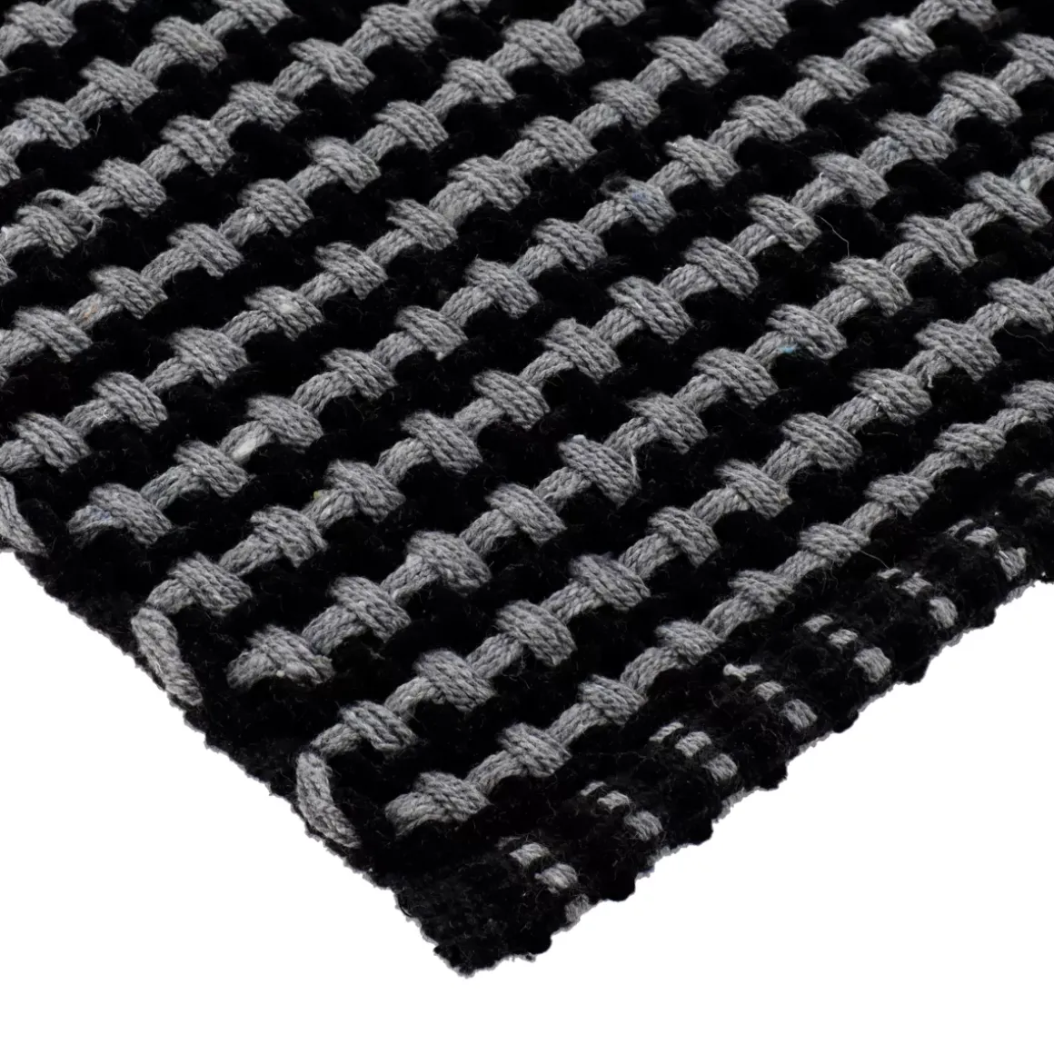 Tappeto da salotto in cotone (50 x 120 cm) Mimetismo Grigio antracite e nero