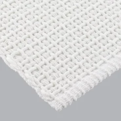 Tappeto da salotto in cotone (50 x 90 cm) Mimetismo Bianco