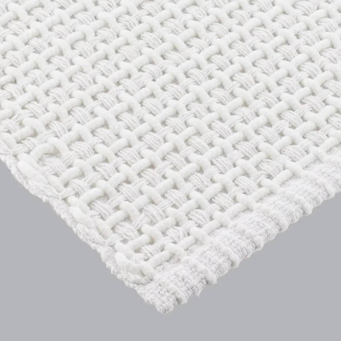 Tappeto da salotto in cotone (50 x 90 cm) Mimetismo Bianco