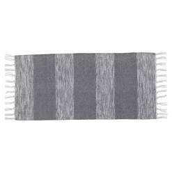 Tappeto da soggiorno cotone (45 x 90 cm) Ambra Grigio