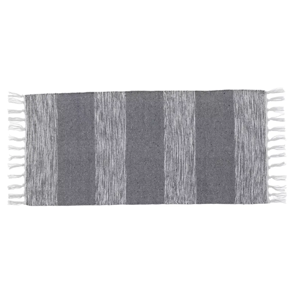 Tappeto da soggiorno cotone (45 x 90 cm) Ambra Grigio