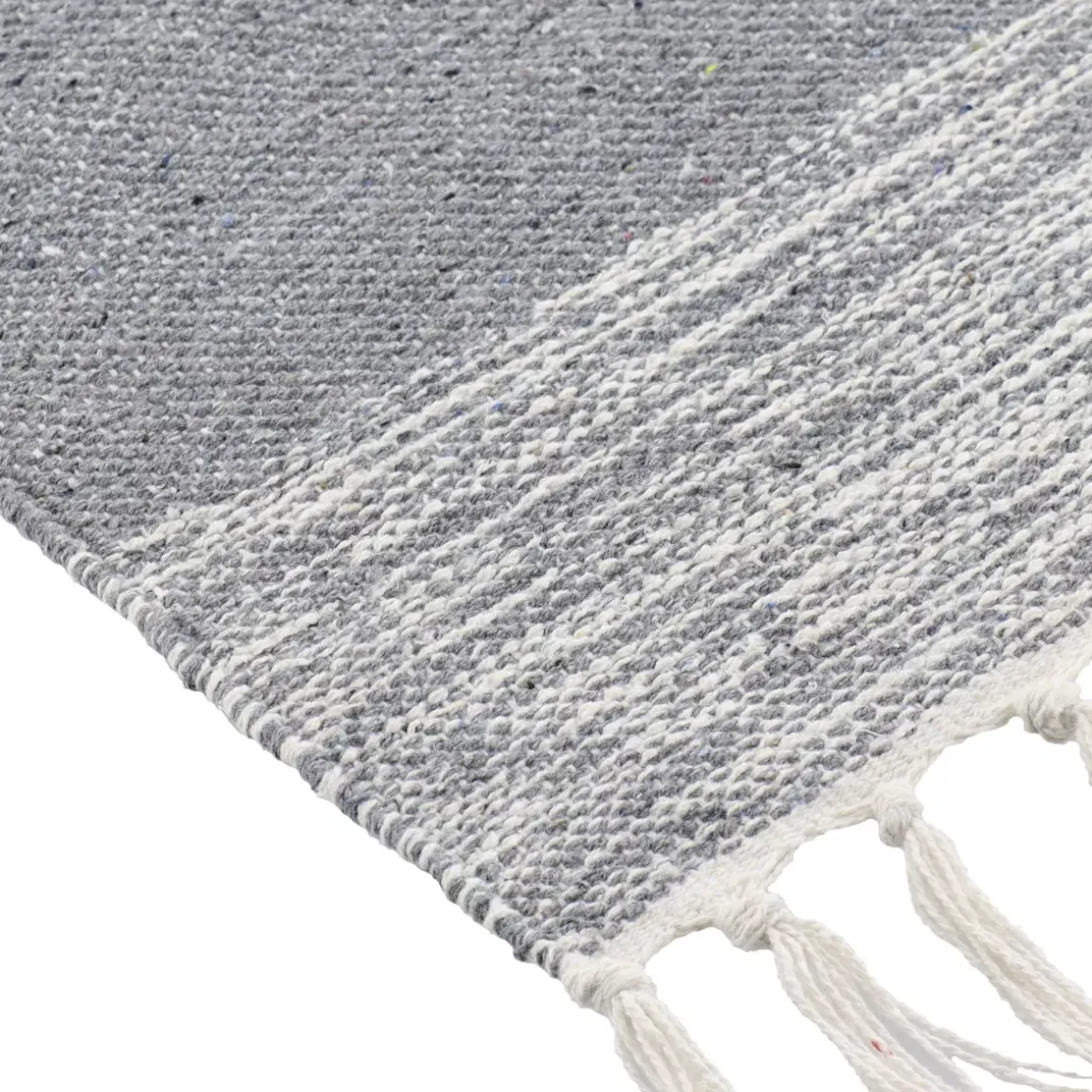Tappeto da soggiorno cotone (45 x 90 cm) Ambra Grigio