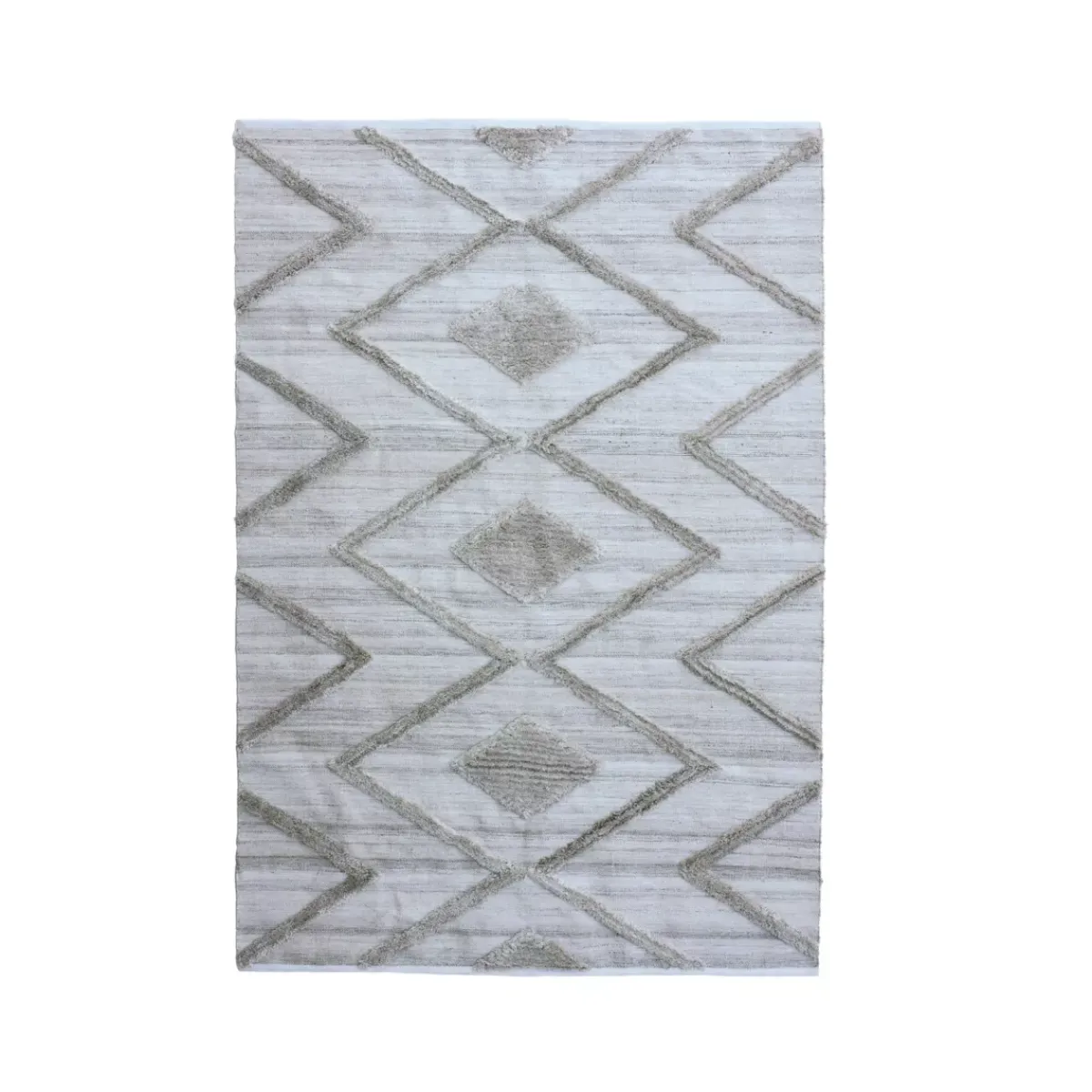 EMINZA Tappeti Soggiorno/Camera-Tappeto da soggiorno rettangolare in materiale riciclato tufted (160 x 230 cm) Kaito