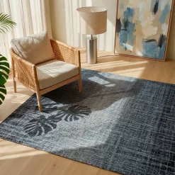 EMINZA Tappeti Soggiorno/Camera-Tappeto da soggiorno rettangolare jacquard (140 x 200 cm) Shiraz