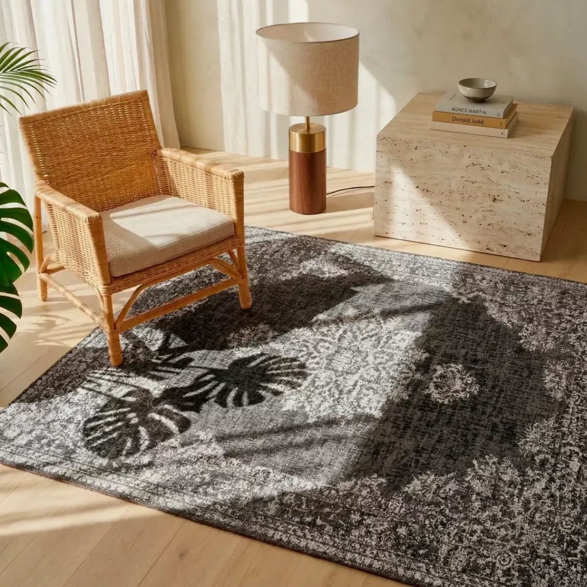 EMINZA Tappeti Soggiorno/Camera-Tappeto da soggiorno rettangolare jacquard (160 x 230 cm) Sana