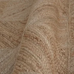EMINZA Tappeti Soggiorno/Camera-Tappeto da soggiorno rettangolare juta tessuto a mano (160 x 230 cm) Anaya