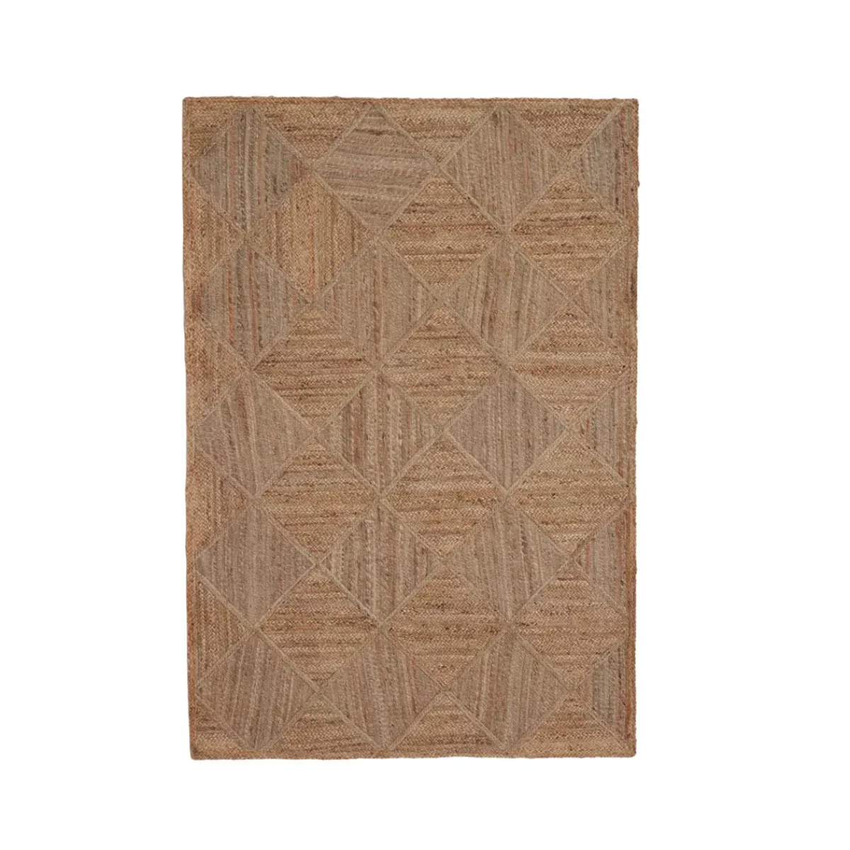 EMINZA Tappeti Soggiorno/Camera-Tappeto da soggiorno rettangolare juta tessuto a mano (160 x 230 cm) Anaya