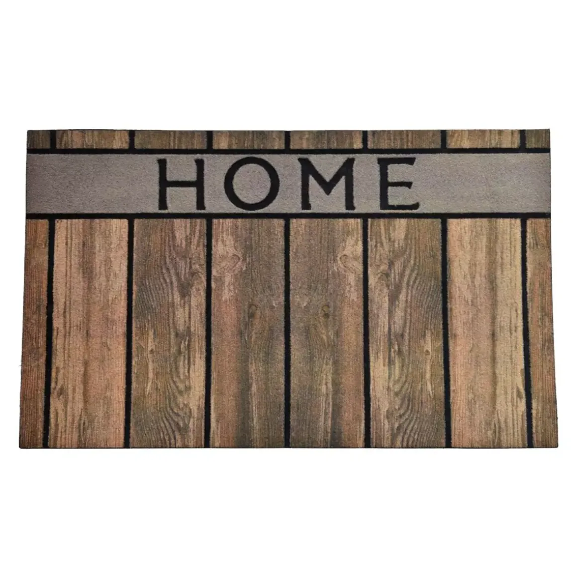 Tappeto d'ingresso gomma (75 cm) Home Marrone