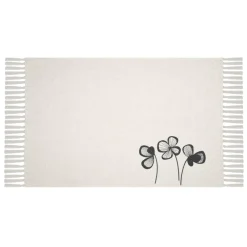 Tappeto in cotone (60 x 90 cm) Tilda Ecru