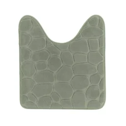Tappeto per wc con memory foam (45 x 50 cm) Galeo Verde cachi
