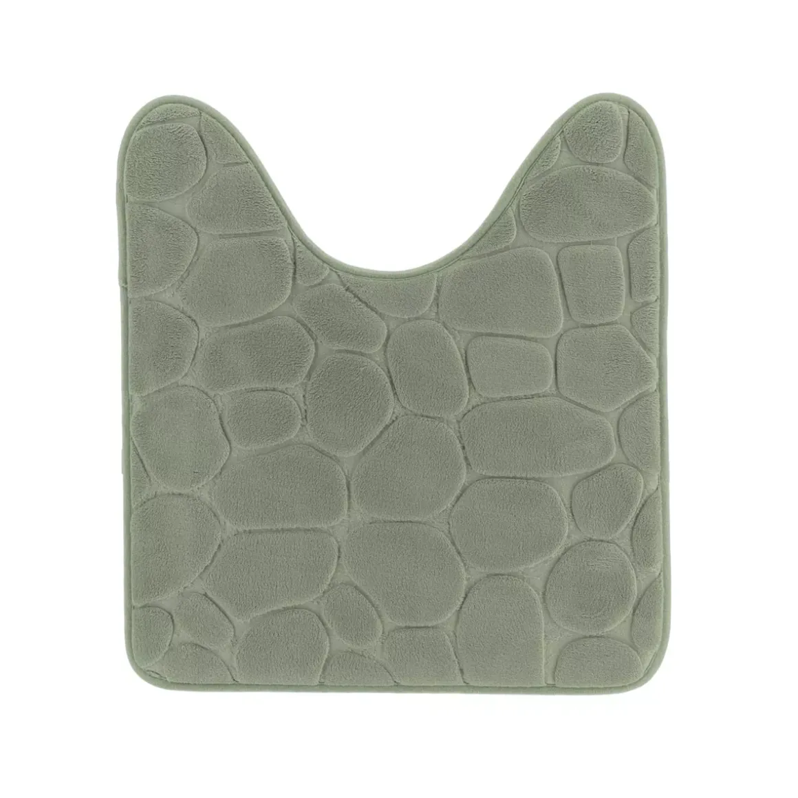 Tappeto per wc con memory foam (45 x 50 cm) Galeo Verde cachi