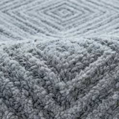 Tappeto rettangolare da soggiorno materiale riciclato tafted (140 x 200 cm) Shelton Grigio
