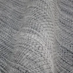 Tappeto rettangolare da soggiorno in materiale riciclato (140 x 200 cm) Aiko Grigio