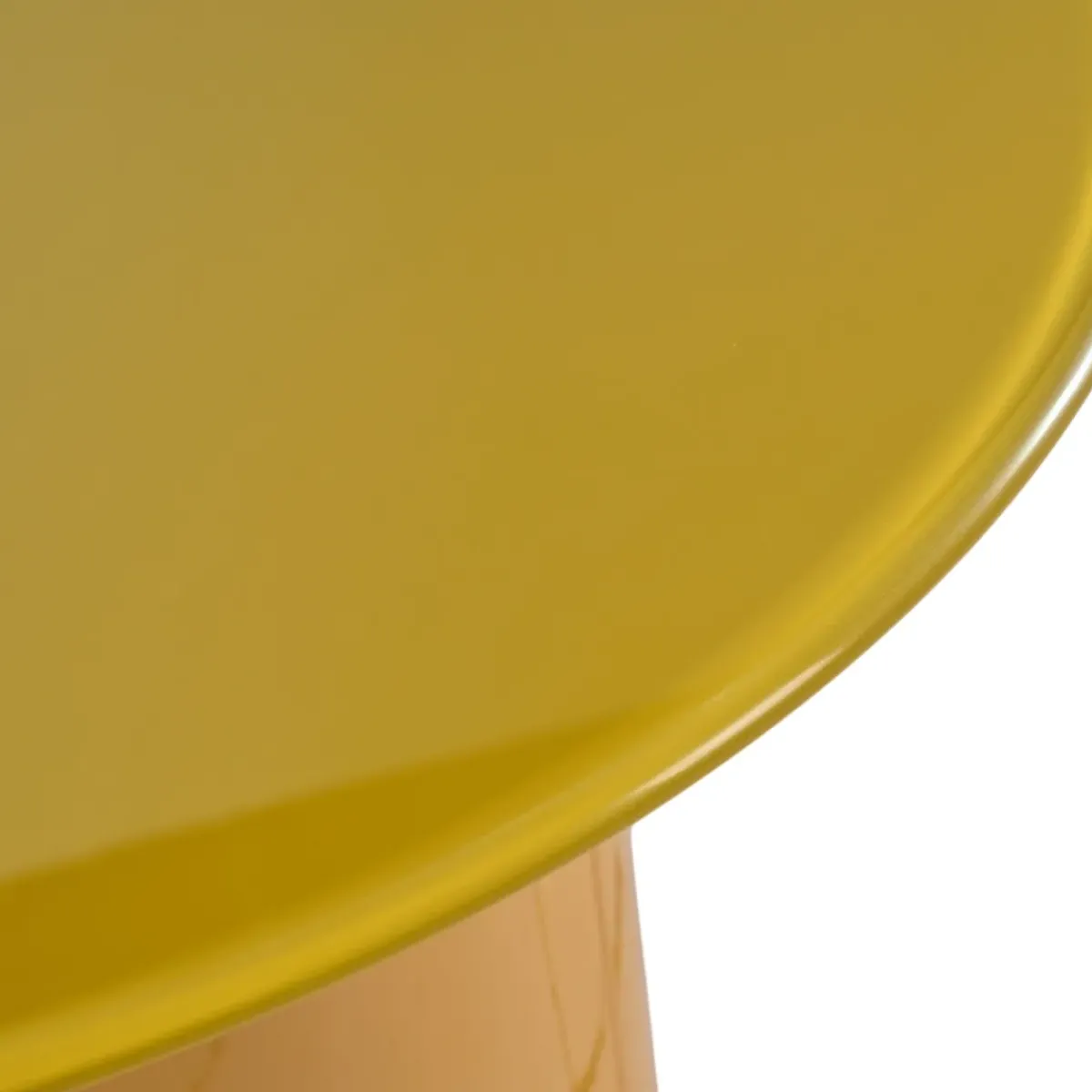 Tavolini Da Salotto-Tavolino rotondo in vetro e MDF (H51 cm) Jila