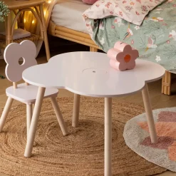 Atmosphera cru017dateur d'intu017drieur for kids Mobili Bambini-Tavolo bambino in legno (40 cm) Dolcezza Fiore