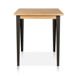Tavoli Da Pranzo-Tavolo da bar quadrato in rovere massiccio (H90 cm) Bristol