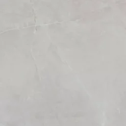 Tavolo da giardino 6 posti Alluminio/Ceramica Modena (150 x 75 cm) Bianco e grigio