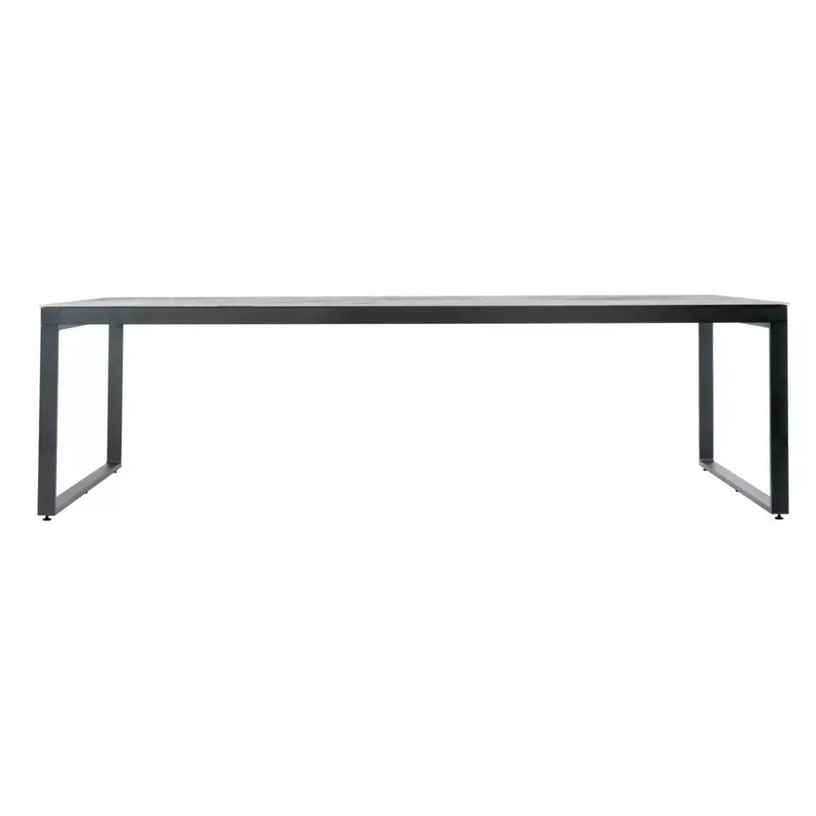 Tavolo da giardino 10 posti Alluminio/Ceramica Kore (240 x 120 cm) Grigio antracite