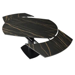Tavoli Da Pranzo-Tavolo rettangolare allungabile con prolunga in ceramica (120 cm) Kryo