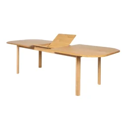 Tavoli Da Pranzo-Tavolo rettangolare allungabile con prolunga in rovere (200 cm) Oakland