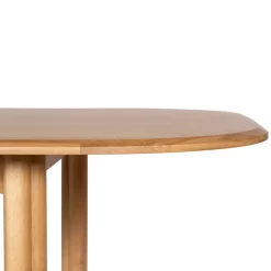 Tavoli Da Pranzo-Tavolo rettangolare allungabile con prolunga in rovere (160 cm) Oakland