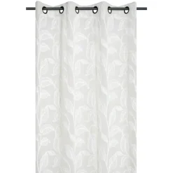 Tenda ad occhielli (140 x 260 cm) Hemera Ecru